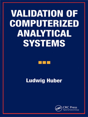 cover image of Validation of Computerized Analytical Systems